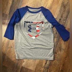 Boys under Armour 3/4 sleeve shirt